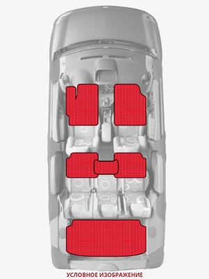 ЭВА коврики «Queen Lux» комплект для Audi A6 (C8)